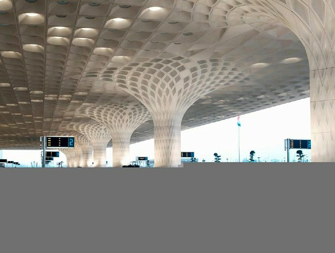 Terminal 2 / SOM Dell'aeroporto Internazionale Chhatrapati Shivaji